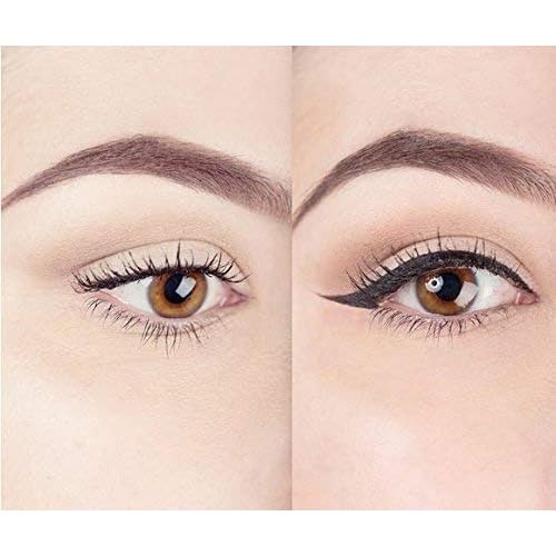 The Flick Stick Winged Eyeliner Stamp For Quick and Easy Cat Eye Makeup, SmudgeProof & Waterpoof Eye Liner Cat Eye Stencil Makeup Tool, Wingliner, Liquid Pens (Triple Pack Combo, Midnight Black)