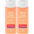 Neutrogena Body Scrub, Oil Free, Acne | With Salicylic Acid | For Back, Chest & Shoulders | 8.5 fl. oz | Pack of 2