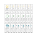 #OOTD Hydrating Soothing Sheet Masks Gift Set for Skincare, Korean Vegan Sheet Mask for Dry, Sensitive Skin, Calming, Smoothing, Brightening, Collagen, Ceramide, Cica, Hyaluronic Acid 30EA