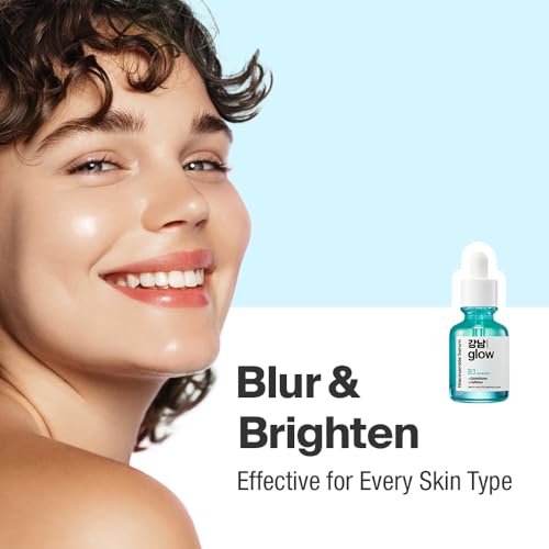 Niacinamide B3 Serum | Korean Pore Minimizer Glutathione Serum for face | Vitamin B3 & Multi Peptide for Face | Glow FacialSerum for Dark Spots | Glass Skin Korean Skincare - 1.01 fl oz (30ml)