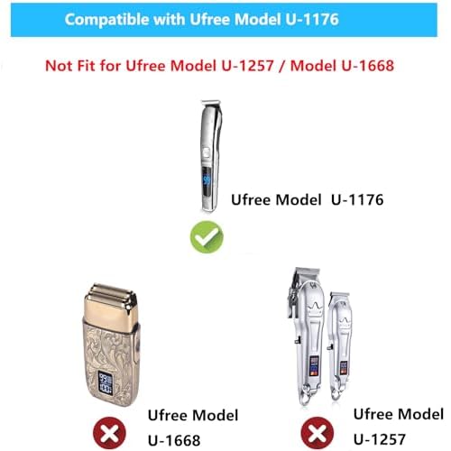 Replacement Ufree U-1176 Charger USB Charger Cable Compatible with Ufree Beard Trimmer for Men Model U-1176 Power Cord