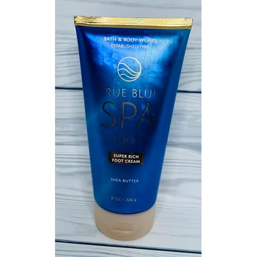 Bath & Body Works Body True Blue Spa Smoothing Super Rich Foot Cream 8 Ounces