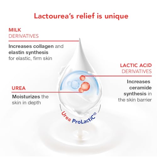 Lactovit| Lactourea Body Wash | Hydrating Shower Gel for Dry Skin | With Urea ProLactiC10 Complex, Lactic Acid & Pure Urea | Soft & Youthful Skin | Dermatologist Recommended |6 x 600 ml