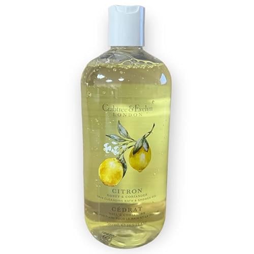 Crabtree & Evelyn CITRON Skin Cleansing Bath & Shower Gel 16.9 OZ