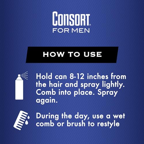 Consort Hair Spray 8.3 Ounce Regular Hold Aerosol (Pack of 3)