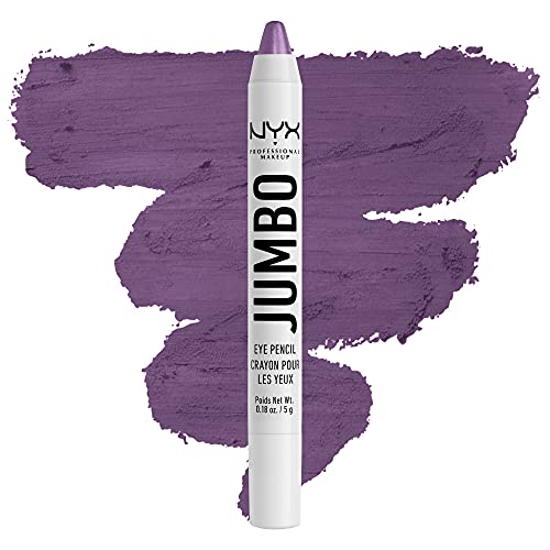 NYX Jumbo Eye Pencil Duo - Eggplant & Iced Latte Blendable Eyeshadow Stick & Eyeliner Pencils