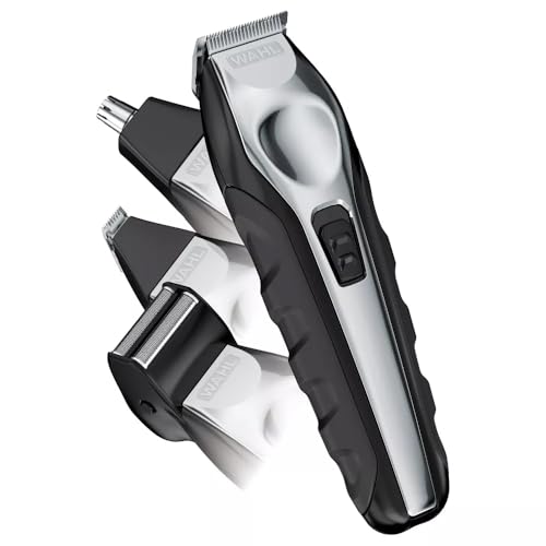 Wahl Lithium Ion Multi-Groomer Chrome, Black, 14.4 Ounce