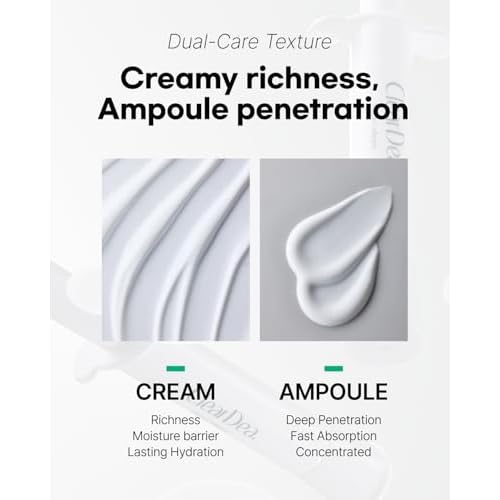 Mucin Collagen Voluming Ampoule Moisturizer Face Cream (Dual Collagen + Mucin Care) ? Deep Hydrating Facial Skin Care for Women, Glow Up Skincare Essentials - 0.14 Fl Oz x 5ea