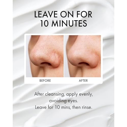 VIDIVICI Korean Deep Pore-Cleansing Clay Mask ? Gently Exfoliates & Soothes Oily, Sensitive Skin ? Mud Wash-Off Formula for Sebum Control, Cooling Hydration & Pore Tightening ? 3.38oz