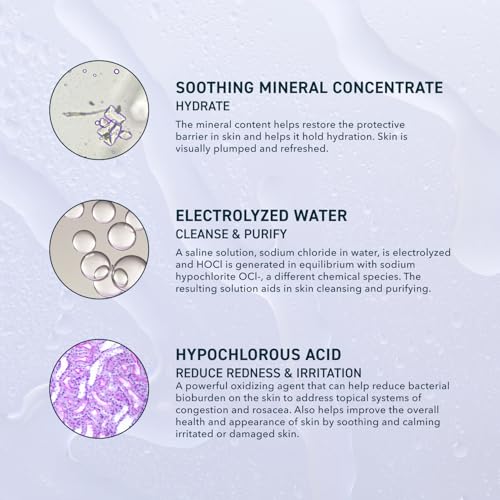 Prequel Skin Universal Skin Solution Hypochlorous Acid Spray for Face and Body. Fine Mist HOCL Facial Cleanser and Dermal Spray with Minerals & Electrolyzed Water - pH-Stabilized Care. 4oz