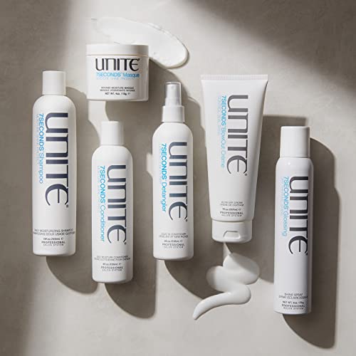 UNITE Hair ? 7SECONDS BlowOut Cr?me ? Lightweight Styling Cream to Extend Blowouts, Control Frizz & Fight Humidity ? UV & Thermal Protection ? 7 Fl Oz