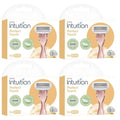 Schick Intuition Perfect Touch Razor Blade Refills, 5 Blade System, 16 Cartridges Total, 4 Pack