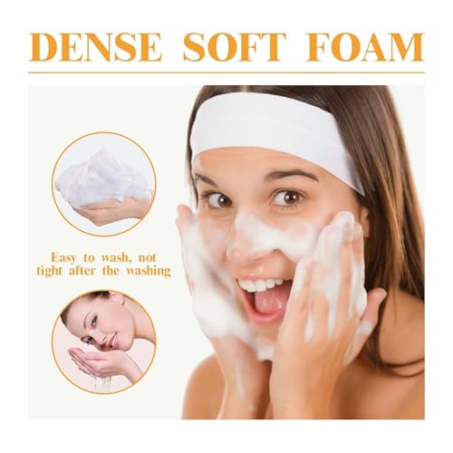 2 Pcs Turmeric Facial Cleanser, Deep Cleansing Brightening Exfoliating Turmeric Foaming Face Glow Wash with Brush for All Skin