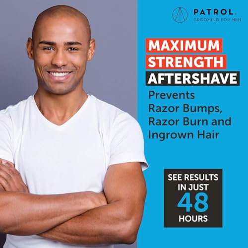 Bump Patrol Maximum Strength Aftershave Treatment Serum ? Razor Bump Stopper and Ingrown Hair Treatment for Men and Women, Fast Acting Formula - 2 oz (Pack of 4)