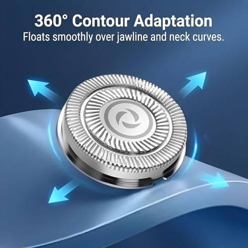 Compatible with Freebird Pro Replacement Blades,Fit for Freebird Flex Series Pro Replacement Blades,8Pack Compatible with Free Bird Flex Series-Pro Electric Head Shaver.
