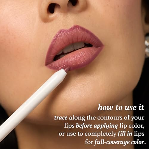 Julep With a Trace Retractable Creamy Long-Lasting Lip Liner, Black Cherry & It's Whipped Matte Lip Mousse, Raspberry Fluff