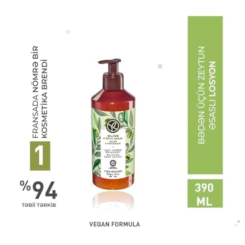 Yves Rocher Sensual Body Lotion Nourishing Moisturising - Olive Petitgrain 390 ml./13.1 fl. oz.