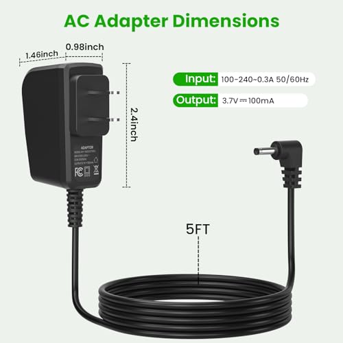 Charger Fit for Wahl Trimmer Model 9888L WNT-9 9818 9818L 9854L 9876L 9864 9860 9918D WNT-8 5622 5623 9880L 9766 9918C Beard Grooming Clippers Shaver Razor Replacement Power Cord Supply