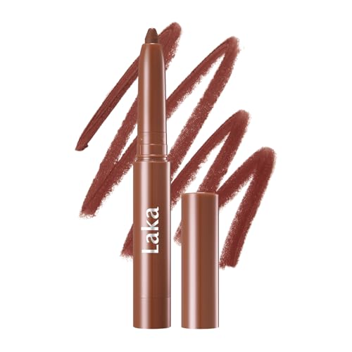 Laka Stain Lip Liner, 0.7g/0.02oz, Rich Creamy Long Lasting Color, Waterproof & Transfer-Proof, Easy Drawing with Smooth Application (#07 Espresso Temper)