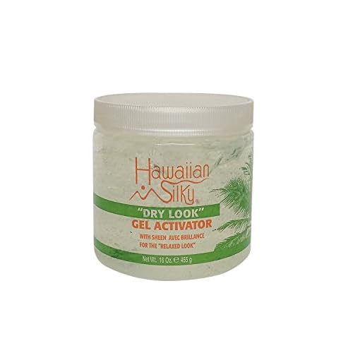 Hawaiian Silky Hawaiian 10011 Silky dry look gel activator 16 fluid ounce, Gray, 16 Fl Ounce
