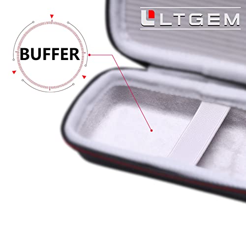 LTGEM EVA Hard Case for Meridian Ball Trimmer Men Body Hair Trimmer - Travel Protective Carrying Storage Bag (Case Only)