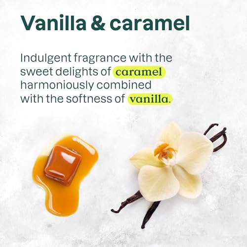 ATTITUDE Limited Edition Liquid Hand Soap, EWG Verified, Plant and Mineral-Based, Vegan Personal Care Products, Vanilla Caramel, 16 Fl Oz (Pack of 6)