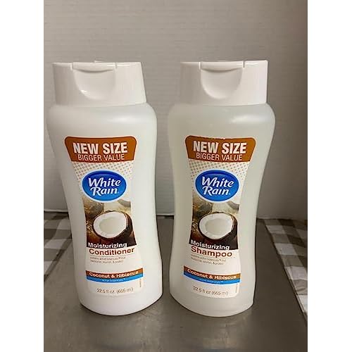 White Rain Shampoo + Conditioner Coconut & Hibiscus (22.5 Oz 1 EA Shampoo + 1 EA Conditioner)