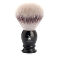 M?HLE Classic Black Large Silvertip Fiber Shaving Brush - Synthetic Luxury Shave Brush for Men, Rich Lather
