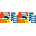 Gillette ProGlide Chill Razor Refills for Men, 8 Blade Refills, (Pack of 2)