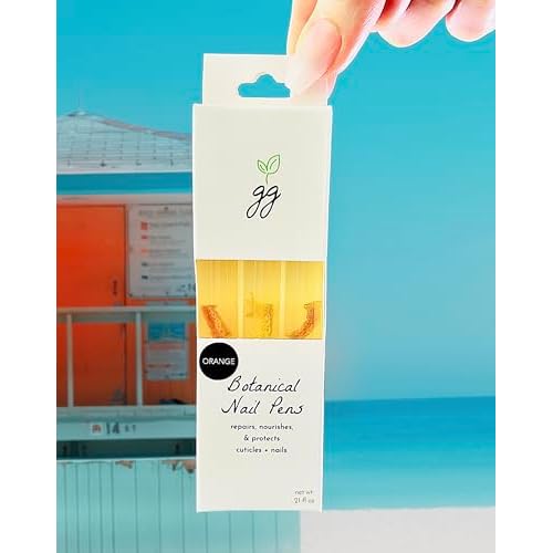 Orange Cuticle Oil Trio, All-Natural, Vegan, Cruelty-Free Nail and Cuticle Repair with Coconut Oil, Sweet Almond Oil, Vitamin E, Handmade in USA, 3 Pack Gift Set