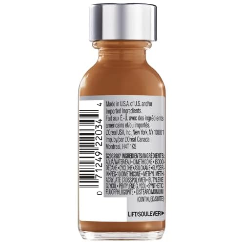 L¡¯Or?al Paris Makeup True Match Super-Blendable Liquid Foundation, Mahogany N9, 1 Fl Oz,1 Count