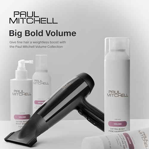 Paul Mitchell Invisiblewear Extra-Body Whip Conditioning Mousse, Humidity Resistance, Natural Finish, For Fine Hair, 6.8 fl. oz