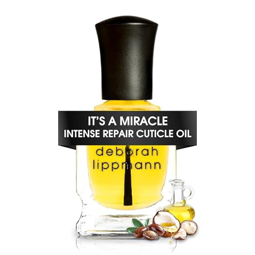 Deborah Lippmann It's A Miracle Intense Therapy Cuticle Oil | Nourishes and Repairs with 10 Essential Oils | 10 Free, Vegan Formula, No Animal Testing
