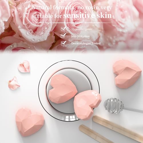 Chulan 5lb Hard Wax Beads Bulk, Big Bag Waxing Bead, Hypoallergenic Wax Beans for Sensitive Skin, Body, Brazilian, Bikini, Legs, Face, Coarse Hair Removal, Spa Solon Professional Waxing Refill Pink