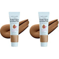 wet n wild Bare Focus Tinted Hydrator Matte Finish, Deep | Oil-Free | Moisturizing Makeup | Hyaluronic Acid | Sheer To Medium Coverage (Pack of 2)