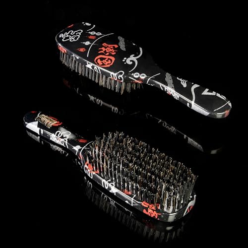 Torino Pro Wave Brush #257-7 Row Extra Hard bristles Shower brush -Reinforced Bristles - Great for wolfing and Thick Hair- 360 Waves