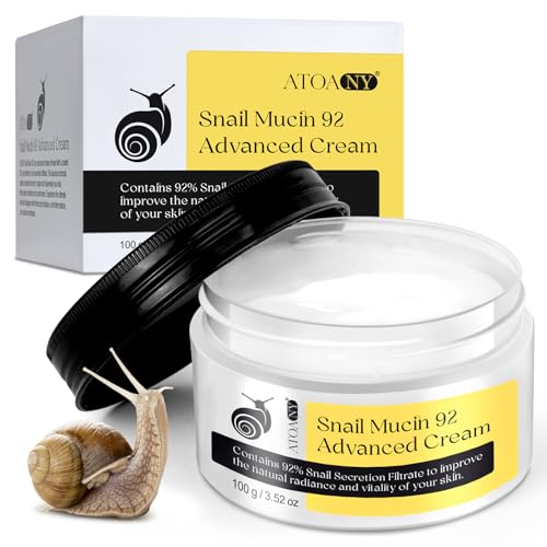 Snail Mucin Serum, Snail Mucin Moisturizer, Daily Face Serum for All Skin Types 1Pack 3.52oz