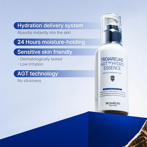 TROIAREUKE A.G.T HYDRO ESSENCE l Deep Hydrating Cooling Gel Essence Sleeping mask l 3.38 Oz. 100ml