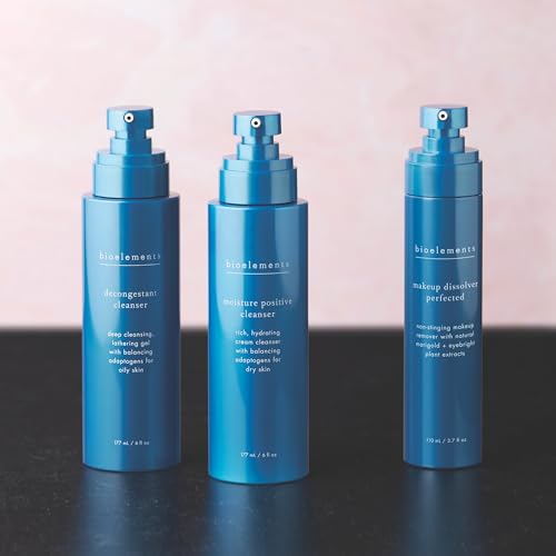 Bioelements Makeup Dissolver Perfected - 3.7 fl oz - Non-stinging Eye Makeup Remover for All Skin Types - Vegan, Gluten Free - Never Tested on Animals