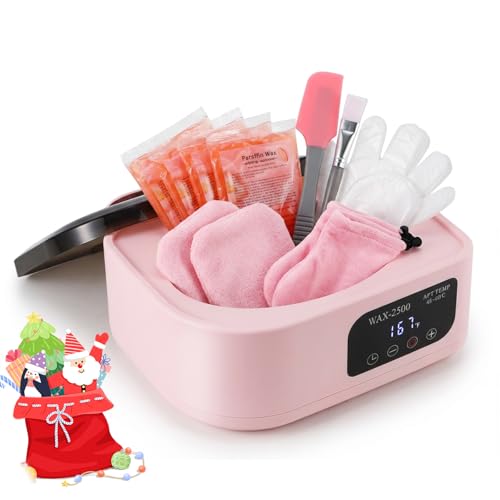 BAOSHISHAN Hand Wax Paraffin Machine, 3500ML Paraffin Wax Warmer with Auto-Timer & 113¢µ-167¢µ Display Temperature Control, Paraffin Wax Machine for Hands for Skin Moisturizing Home Spa Beauty (8 Pack)