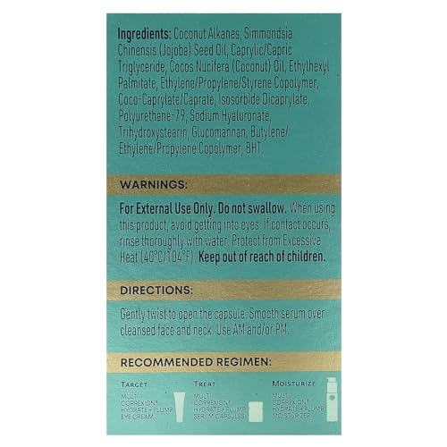 Multi Correxion, Hydrate + Plump, Night Serum Capsules, Fragrance-Free, 30 Biodegradable Capsules, RoC Y