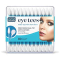 Fran Wilson EYE TEES COTTON TIPS 80 Count (6 PACK) - Precision Makeup Applicator, Double-sided Swabs with Pointed and Rounded Ends for Perfect Blending, Effective Cleaning and Precise Touch-ups