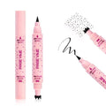VOLLUCK 2 In 1 Dual Ended Freckle Stamp Pen & Eye Liners, Natural Faux Freckles Kit Liquid Eyeliner for Women, Long Lasting Face Freckles Pen Waterproof Makeup (Espresso)