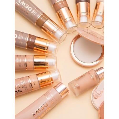 Makeup Revolution, Superdewy Tinted Moisturiser, Light Coverage, Dewy Finish, Medium, 1.85 fl. Oz.