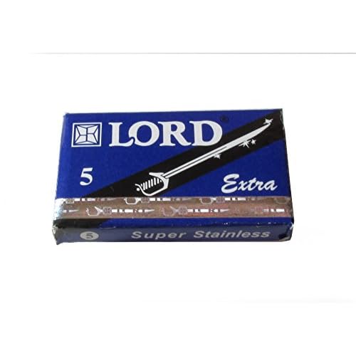 Lord Extra Double Edge Safety Razor Blades, 100 blades (20x5)