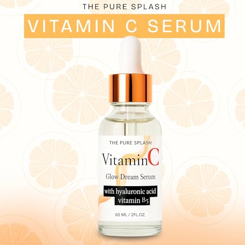Vitamin C Face Serum 10% ? with Hyaluronic Acid & Vitamin B5 ? Glow Serum for Face ? Lightweight, Non-Greasy, Fragrance-Free ? 60ml