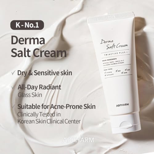 Derma Salt Cream, Long-lasting hydration for up to 150 hours, Korea¡¯s No.1 Derma Salt Cream, Clinically tested for sensitive skin, Vegan certified, free from 36 other harmful ingredients