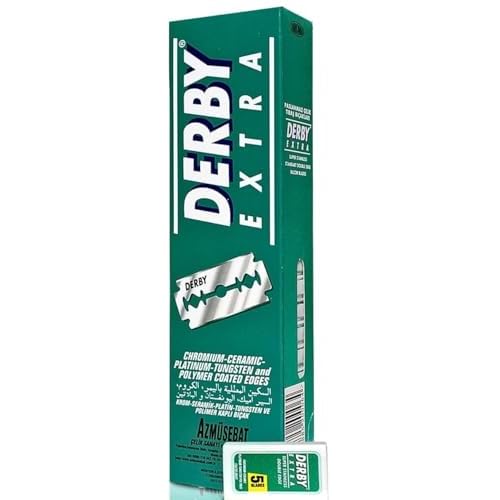 Derby Extra Double Edge Razor Blades, 100 Count