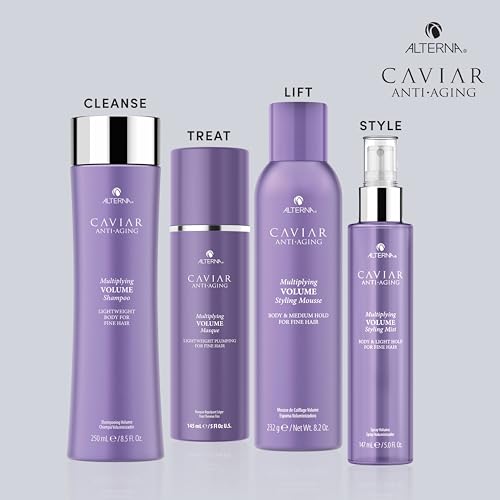 Alterna CAVIAR Anti-Aging Multiplying Volume Masque 5 Fl Oz | Lightweight Hydrating Hair Volumizer Mask for Fine, Thin, Limp or Flat Hair | Adds Shine & Body | Strengthens, Detangles & Boosts Fullness