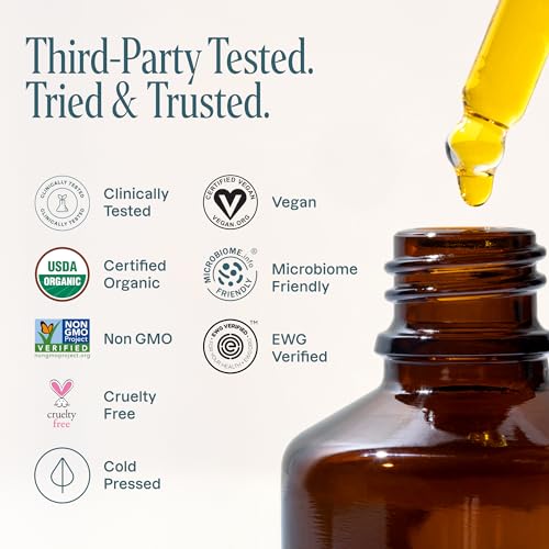Cliganic Organic Jojoba Oil, 100% Pure (4oz) | Moisturizing for Face, Hair, Skin & Nails | Natural Cold Pressed Hexane Free | Base Carrier Oil (Pack of 2)